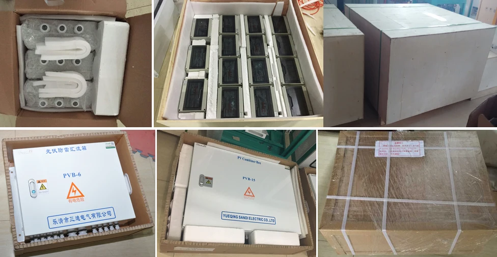 25 строки фотогальванический блок объединителя с IP65 металлической коробкой и Освещение Защита для панели солнечных батарей power system