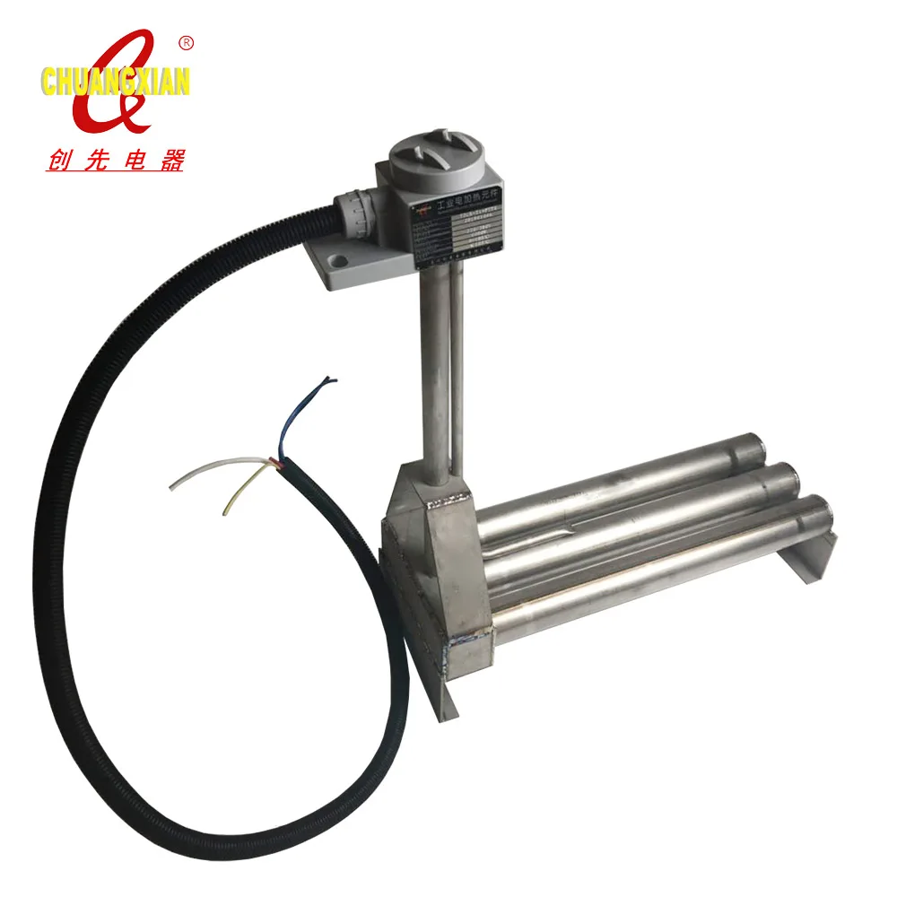CE certified TZCX brand Customized immersion heating element titanium heater for electroplating tank