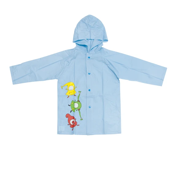 pvc raincoat for children/lovely cartoon pattern/kids PVC raincoat