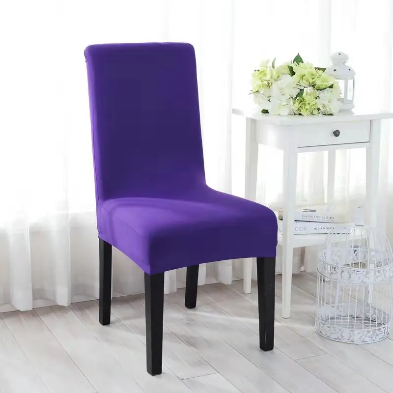 Royal Blue Hotel Half Wrapped Spandex  Full Elastic Chair Cover