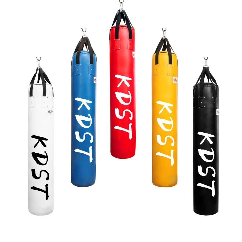 
club fitness gym equipment wholesale bag heavy hanging kick boxing body punching bag with chains 