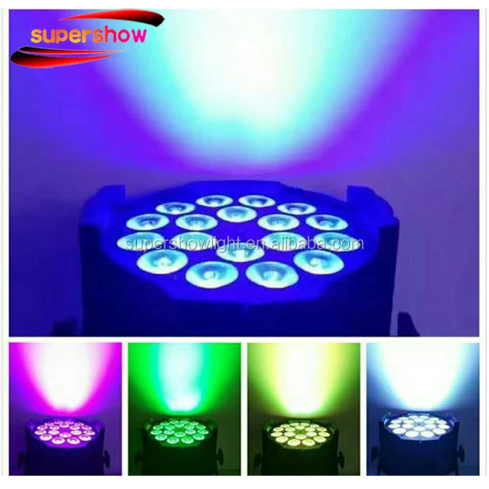 China Indoor 18*18w 6in1 led par for Party Disco KTV Bar Wedding Club