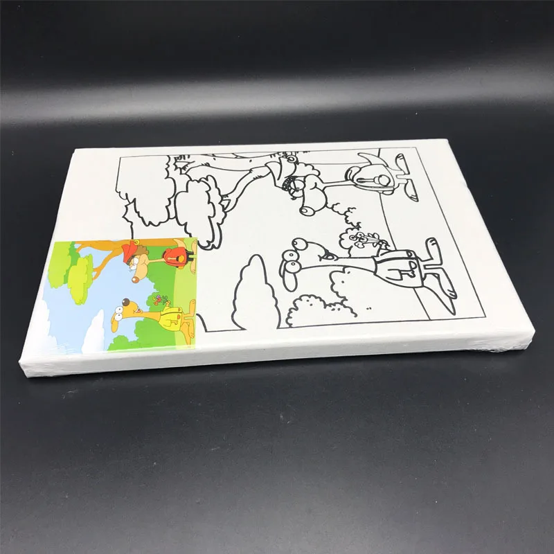 Oil paint painting by numbers diy picture drawing coloring on canvas painting by hand wall paint by number landscape