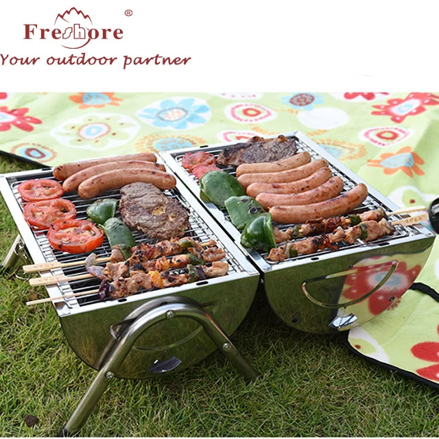 Outdoor Portable Charcoal Barbecue Grill