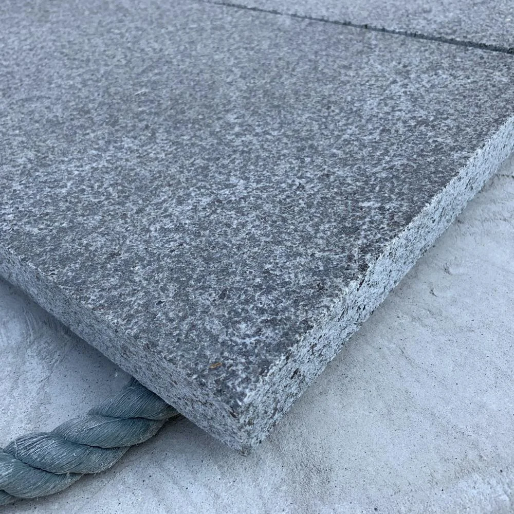 Samistone New G684 Cheap Price Black Driveway Granite Paving Stone