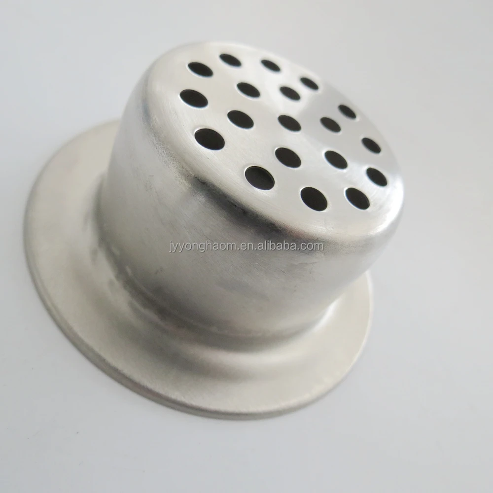 Customized basket strainer 304/316 stainless steel sink drain stopper