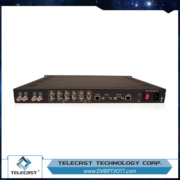 Поддержка PSI/SI Редактирование и Вставки 50 Вт 8 канала DTV qam модулятор