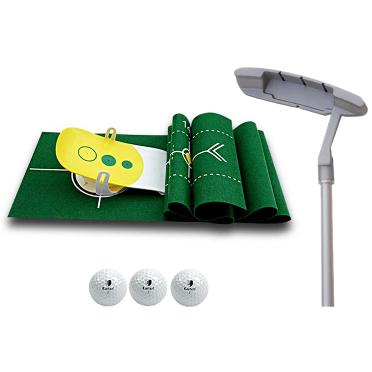 Wholesale caiton indoor golf putting aids putting green with holes