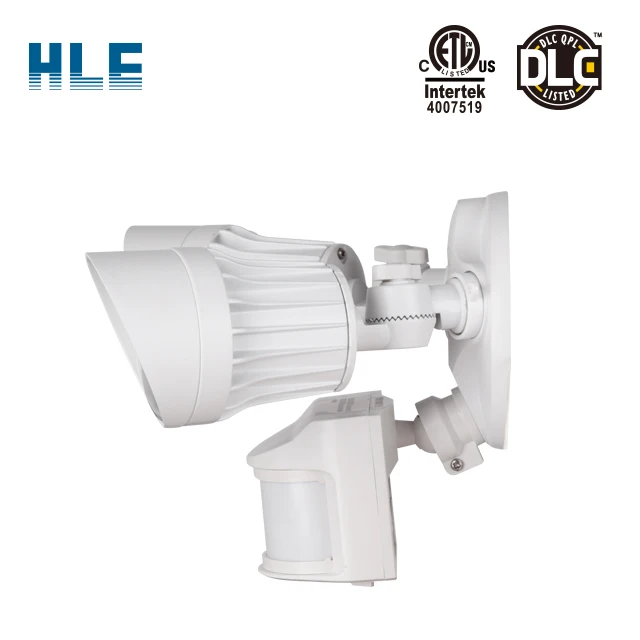 20W Dual-Head Motion Activated LED Outdoor Security Light Photocell Sensor 3 Work Modes 120W Halogen Equivalent 5000K Daylight