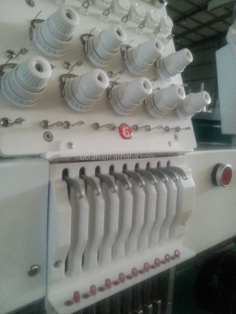 Computerized Cap Embroidering Machine with 8 heads 9,12,15 needles