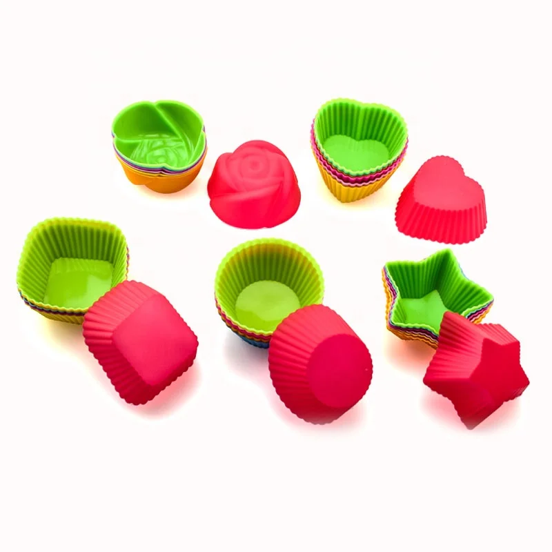 
Silicone Baking Cups Cake Molds Cupcake Liners Silicone Muffin Cups 