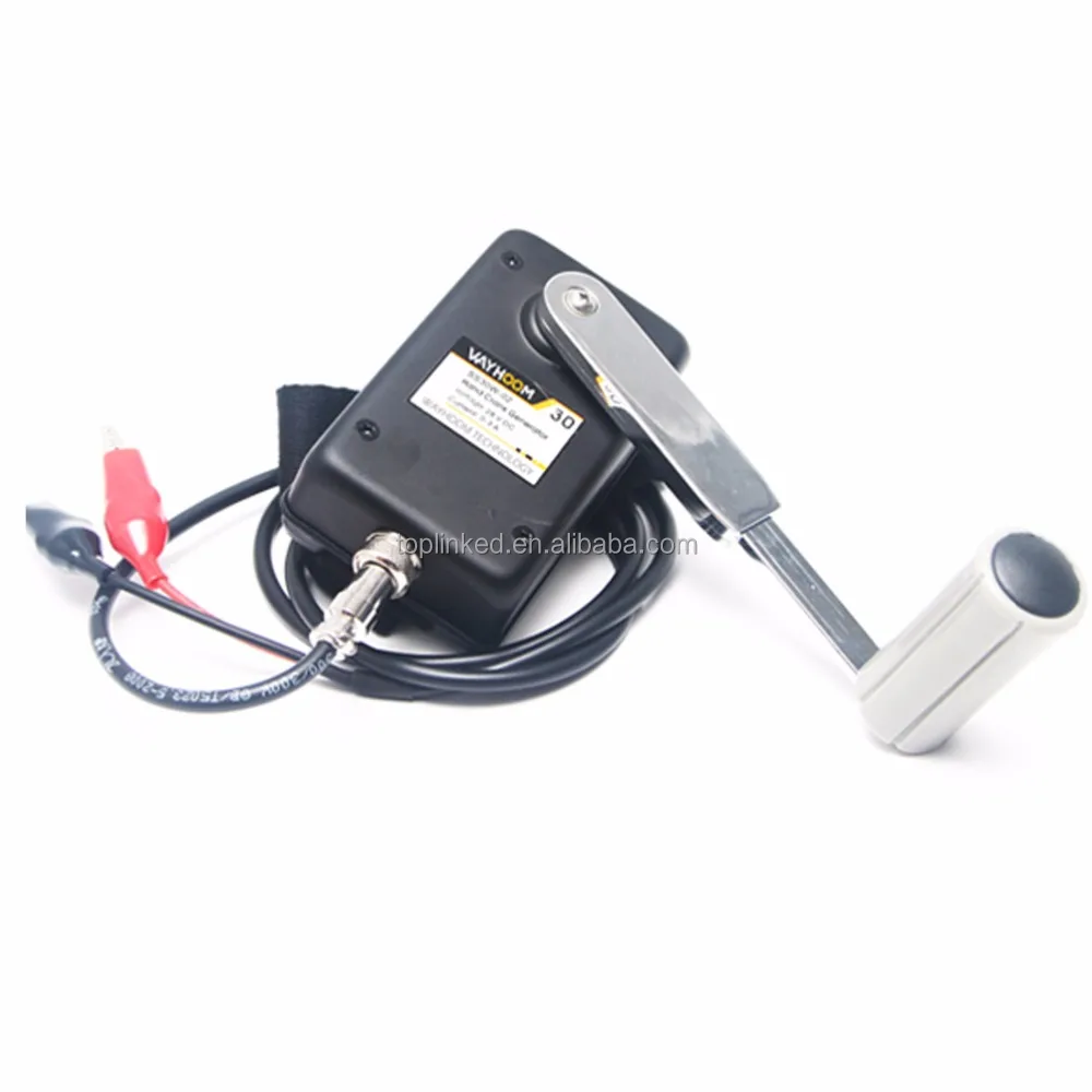 Portable Hand Crank Power Generator with Voltage Regulator Lightweight Easy-to-use Security Product