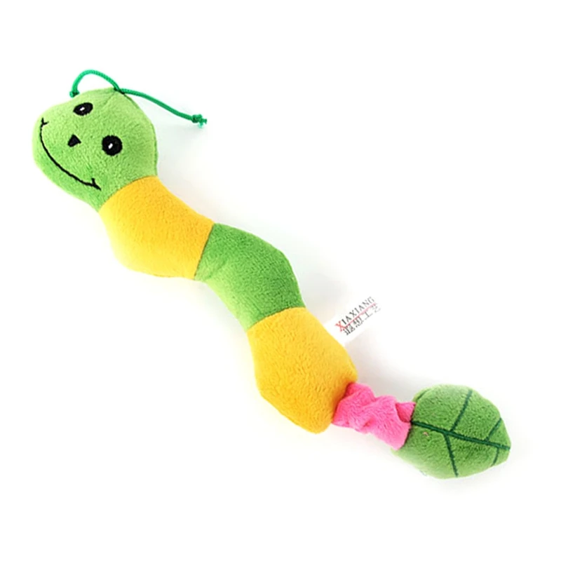 2018 Cute Ladybug Type Dog Cat Toy Pet Puppy Plush Sound Squeaker Funny Chew Toys Pet Toys For Dog