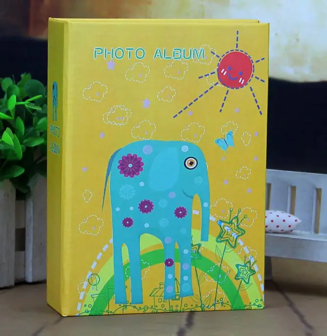 HOME beautiful inset 2 color baby grow photo album