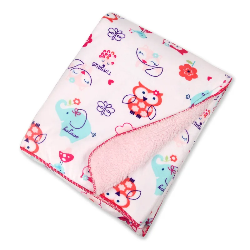 Comfortable 100% Cotton Flannel Baby Receiving Blankets