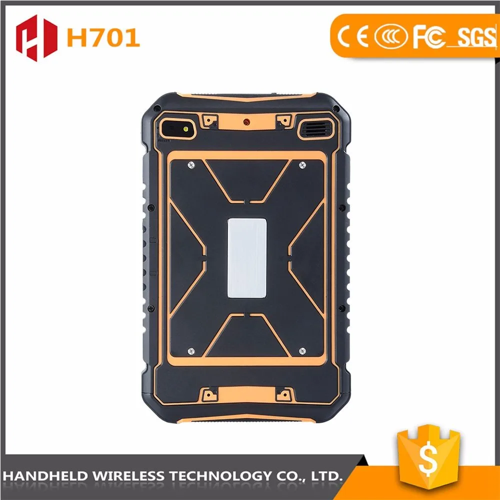 Хорошая репутация 7 inch прочный беспроводной H701 ip 65 android 4.4.2 rfid считыватель смартфон кпк pda