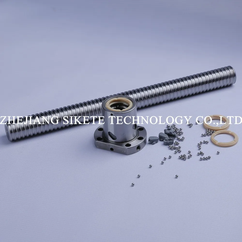 china supplier cnc router linear guide rod shaft bearings copper nut ball screws