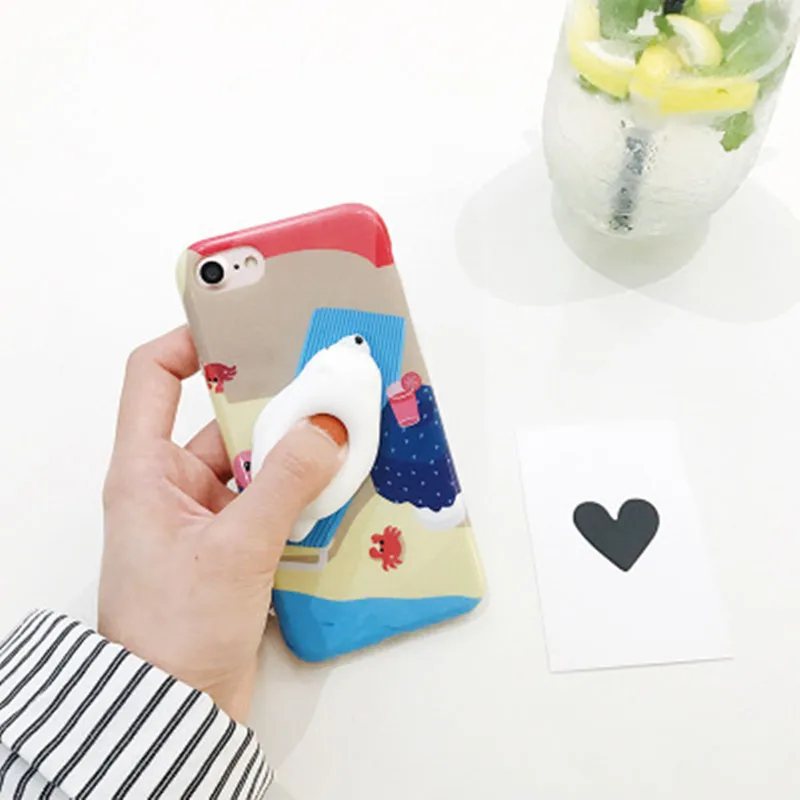 
Phone Cases for iphone 11 pro max 6 6s 6 plus 6s plus 7 7 plus Mobile phone bag Squishy Kneading Cute Case Cover Shell Fundas 