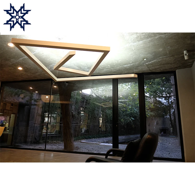 Home high quality PU frame fixed glass windows