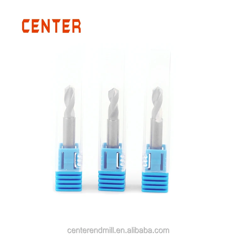 Carbide Drill Bit 60 degree Angel 2 Flutes End Mills