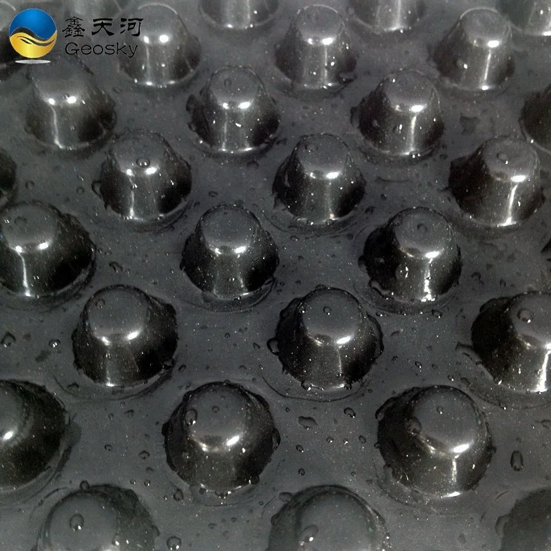 
drainage board for parking lot construction 