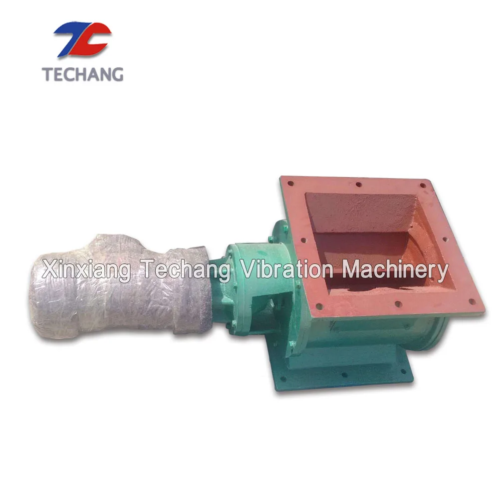 Industrial dust collector rotary valve discharge airlock