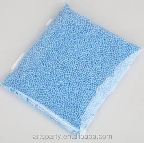 8g Blue polystyrene balls eps foam balls for wedding party decorations soft foam balls