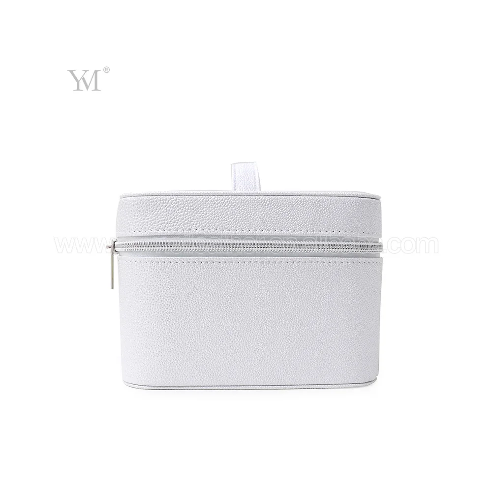 Large toiletry case travel portable pu leather makeup organizer box case for cosmetics