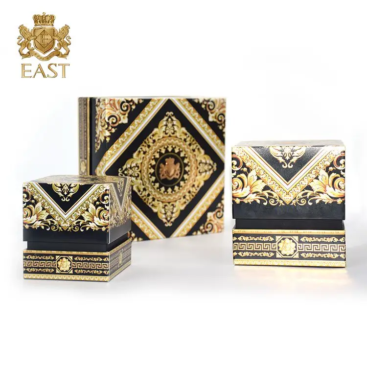 Eastbox Custom Lid And Tray Cardboard Box Customized Logo Perfume Paper  Packaging Box With Insert