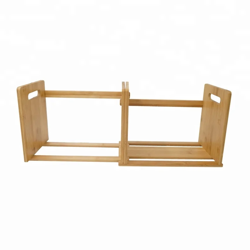 Расширяемый бамбуковый деревянный настольный органайзер для дома