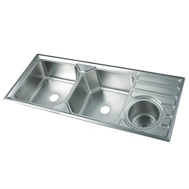 gray stainless steel dishwasher small plastic easy to cleaner kitchen double bowel sink