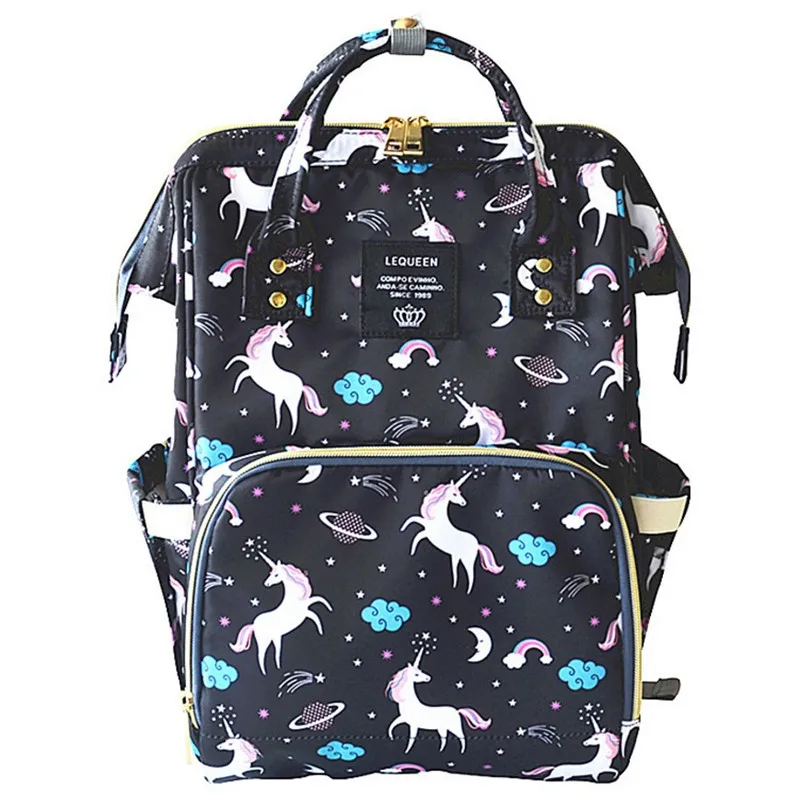 Baby diaper bag mummy large quantity diaper backpack bag multi-function diaper bag