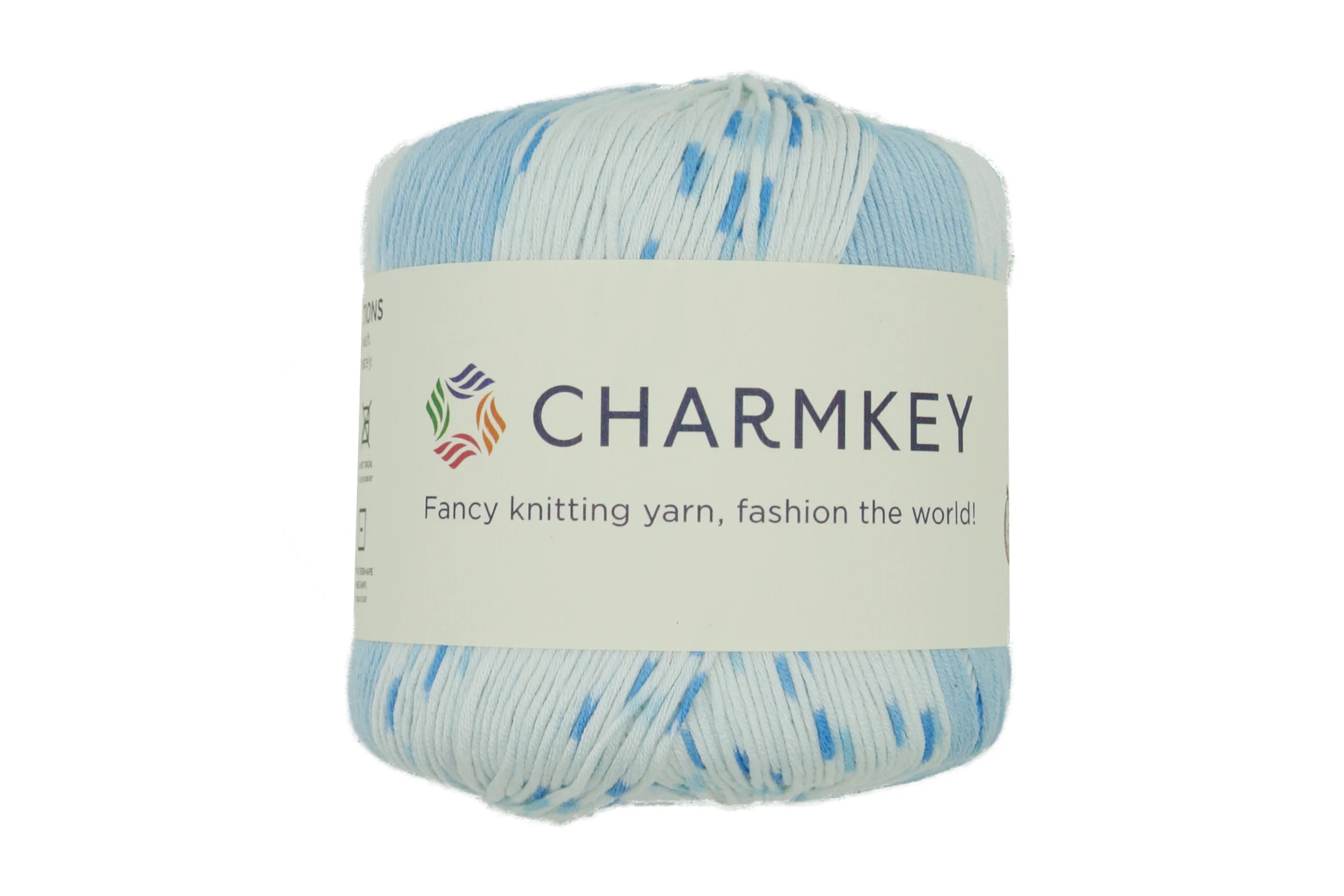 Красивая разноцветная окрашенная на большие расстояния хлопковая 50% Бамбуковая пряжа в продаже