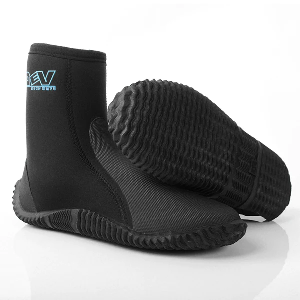 
Неопреновые сапоги для подводного плавания 5 мм, обувь для воды 