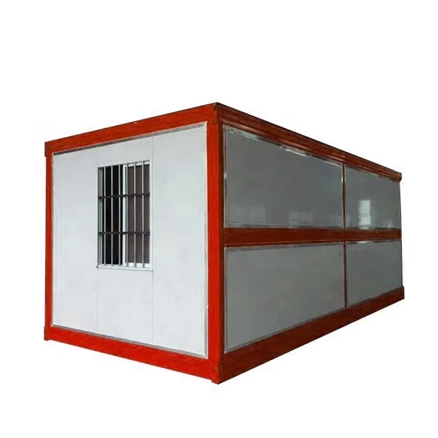 Cheap price fold up house portable fast installation 20ft storage folding container house