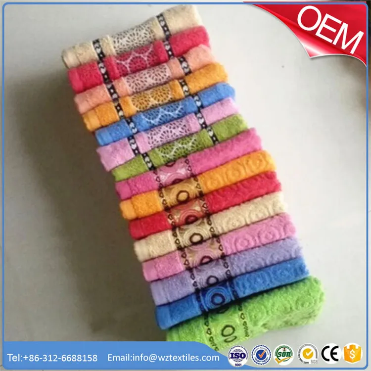 100% Terry Cotton Towelling Fabric Patterned