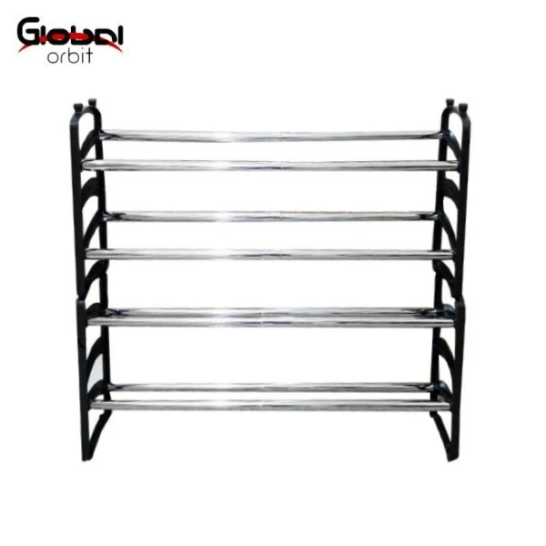 Easy to Assemble Stainless Steel Cheap Plastic Metal Shoe Rack