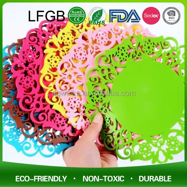 Продвижение Эко-Силиконовые Чашки Мат/Каботажное Судно/липкий коврик