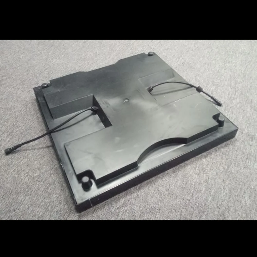 
China manufactured portable DMX infinity glass led dance floor light up golden led sparkle dance floor 