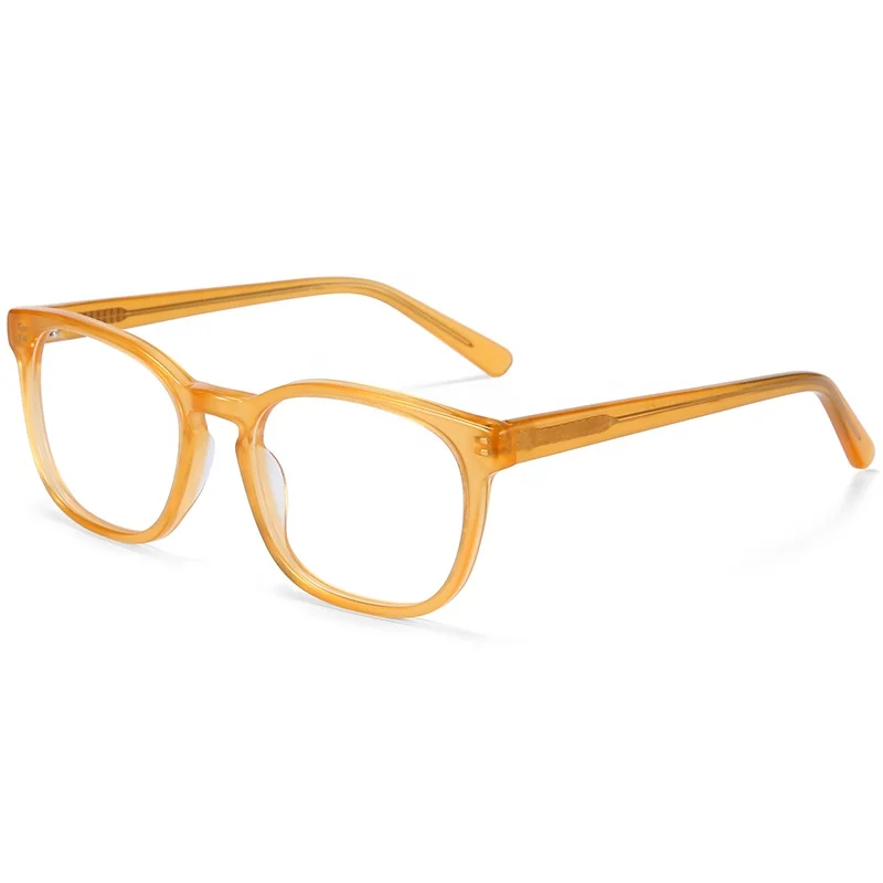 BT4013 Unisex Fashion Square Acetate Frame Prescription Glasses Optical Eyeglasses Eyewear