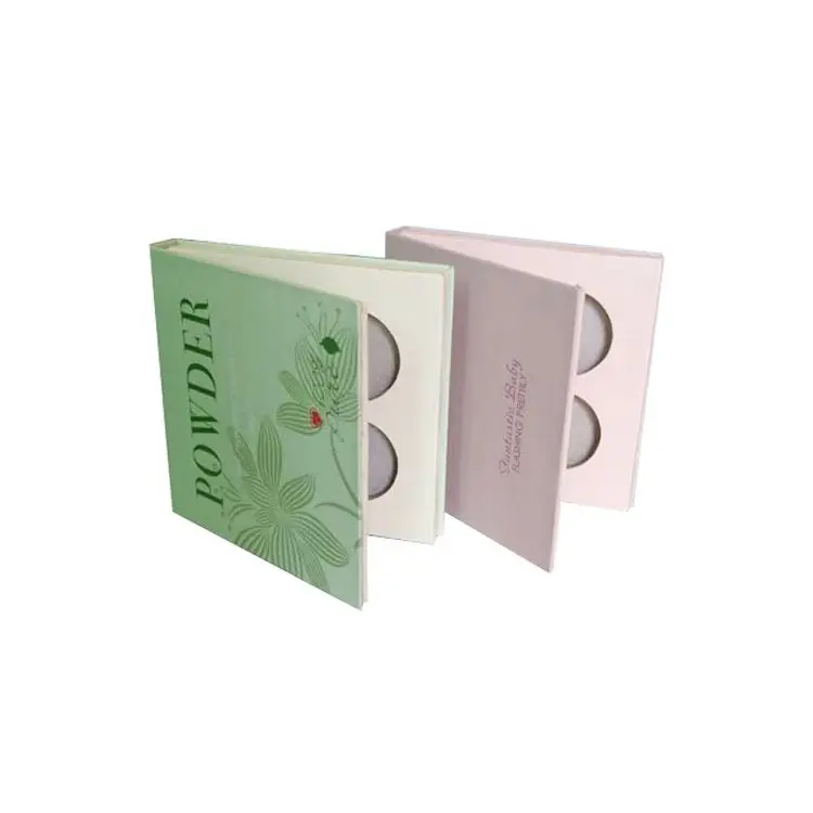 Custom Designs Cosmetic Box Texure Paper Magnetic Cardboard Packaging Empty Makeup Box Eyeshadow Palette Box