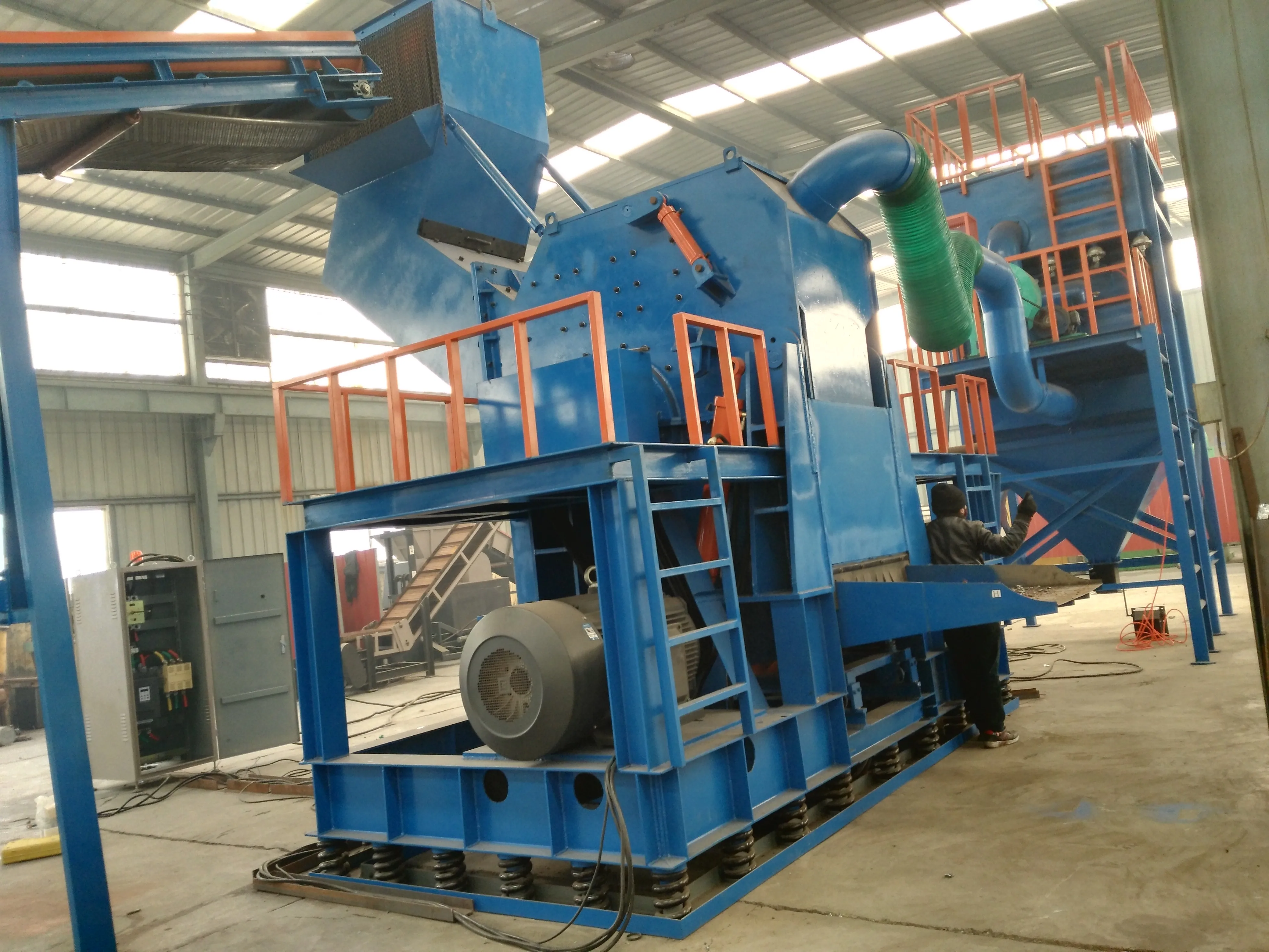 
Scrap Steel Iron & Aluminum Shredding and Recycling Machine used for waste metal copper recycling 