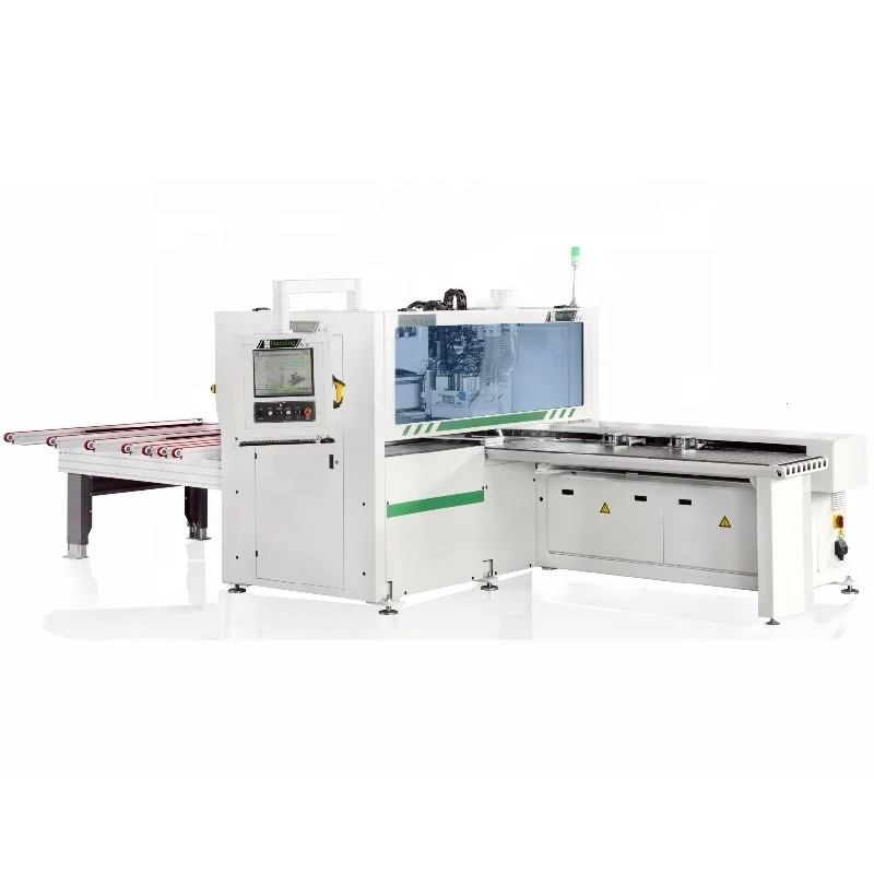 
automatic CNC 6 six sides boring drilling machine with double sided grooving and routing for woodworking furniture 