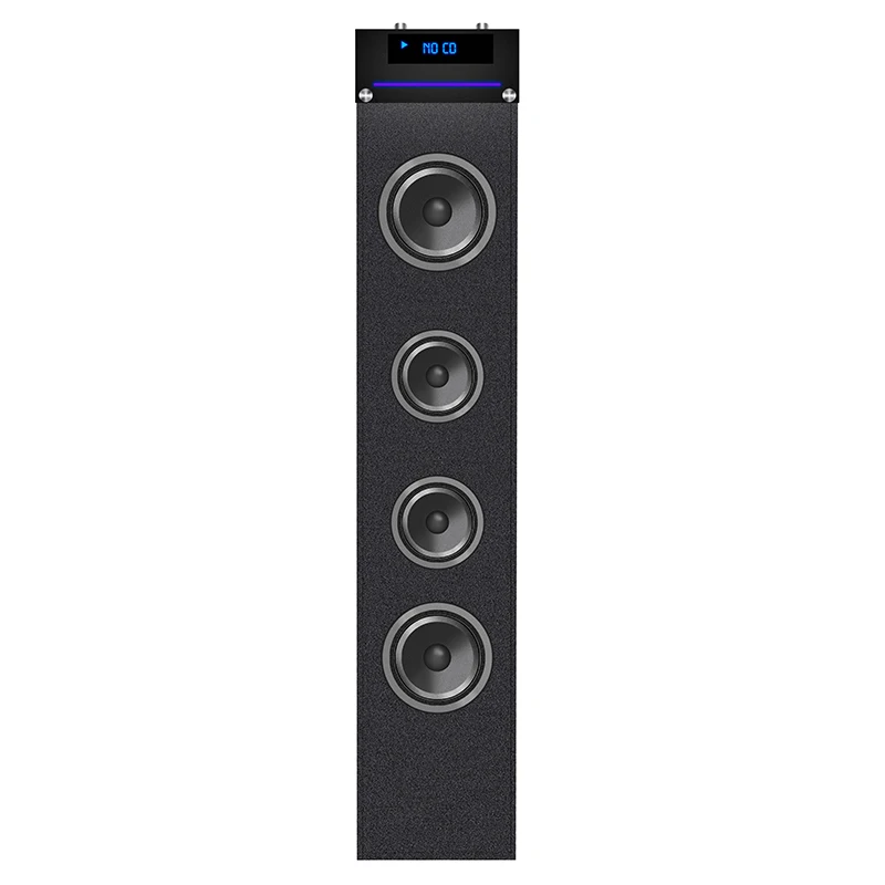 2018 Hot sell home theater dj BASS BT tower speaker with CD BOX phone docking