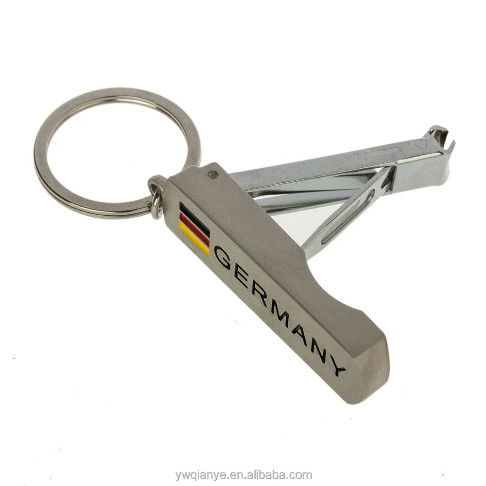 
Sedex audit factory metal Germany foldable nail clip keychain for souvenir 