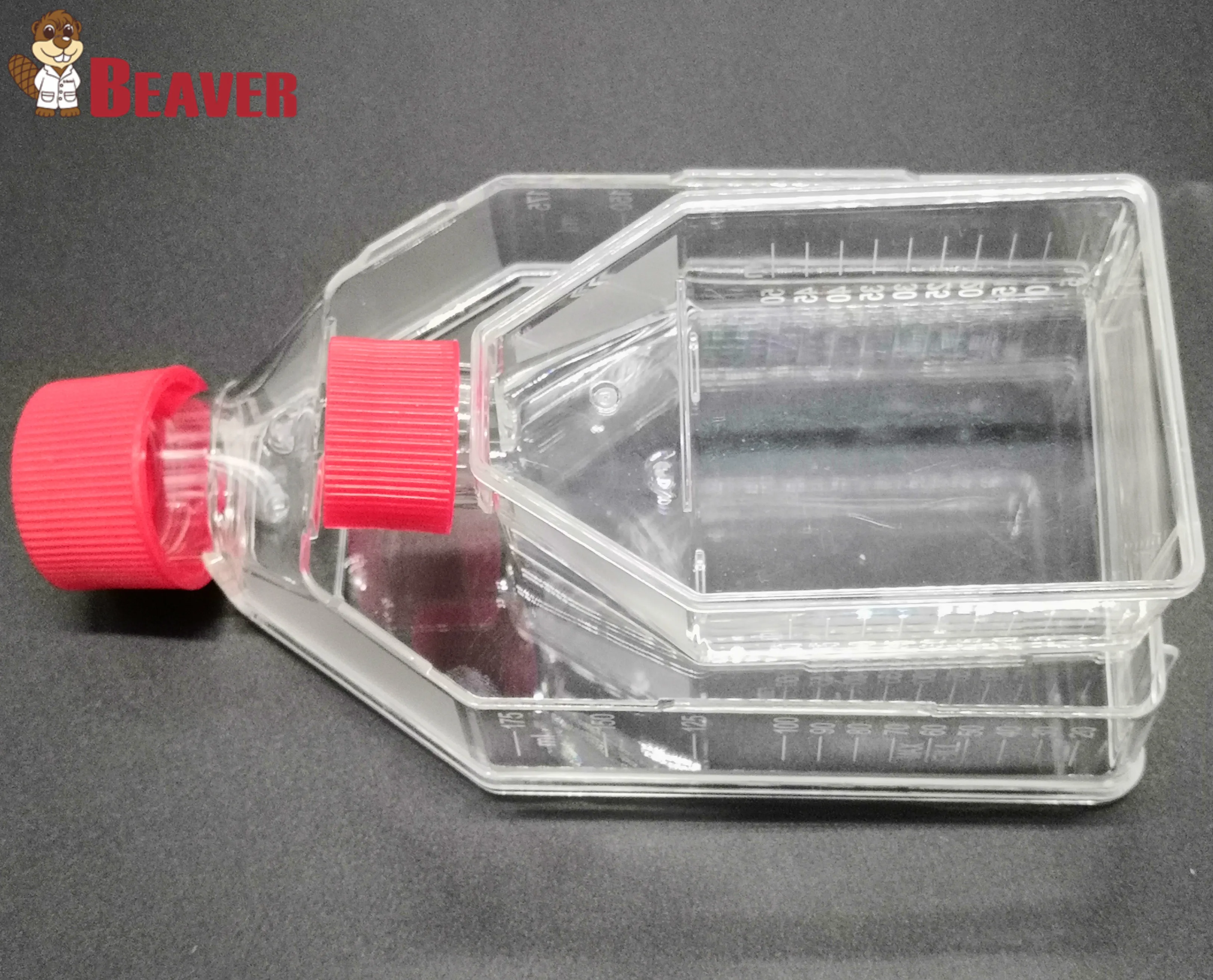 Disposable Sterile laboratory use tissue cell culture treated TCT flask