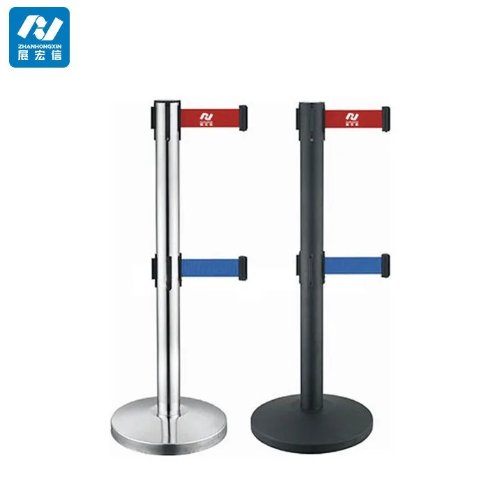 double safety barrier ,flexible barrier poles