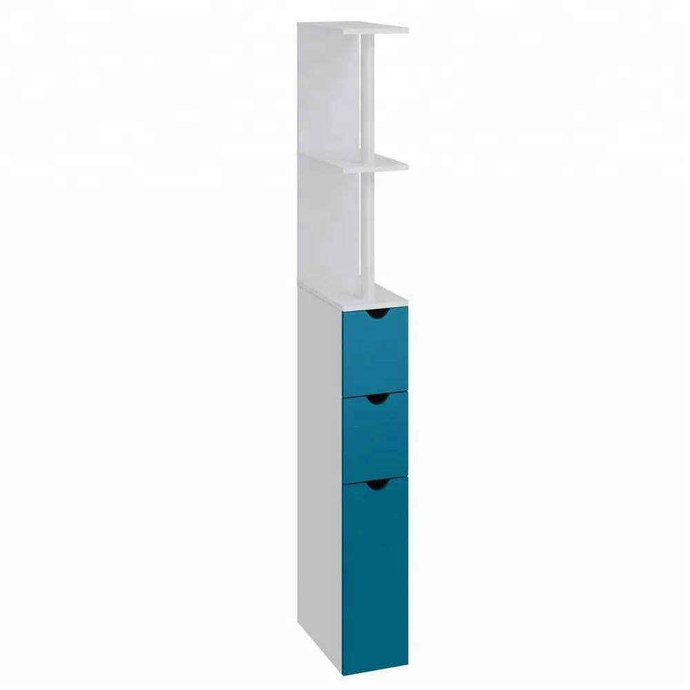 
wooden PB drawer and door bathroom space saver 
