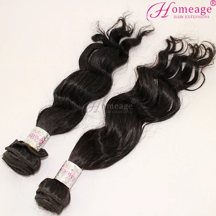 
Homeage Hot sale 7A grade wholesale unprocessed virgin malaysian Loose wave hair 