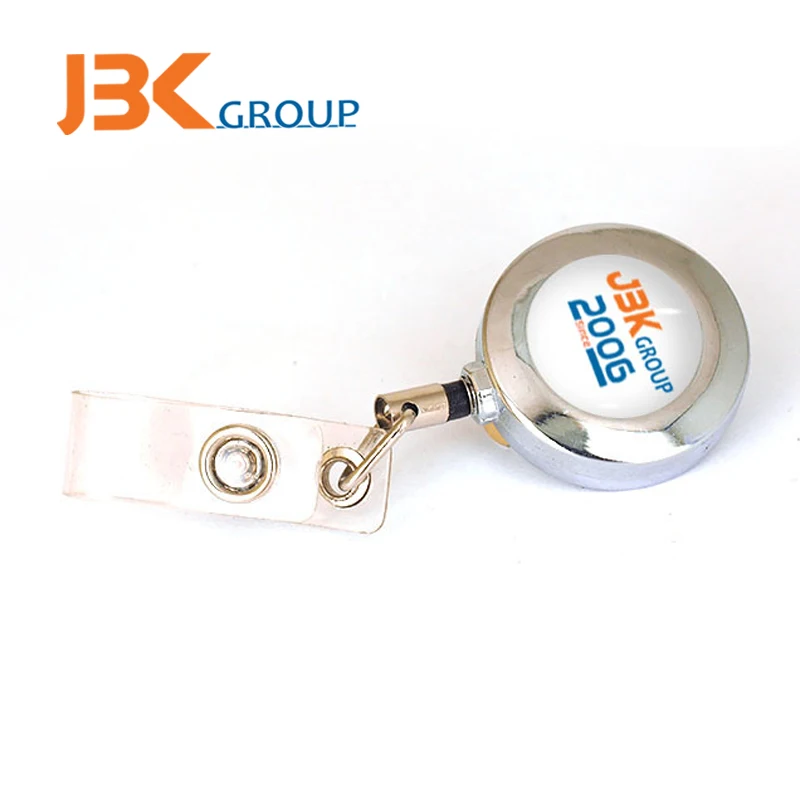 JBK 2018 new design yoyo keychain metal id card holder